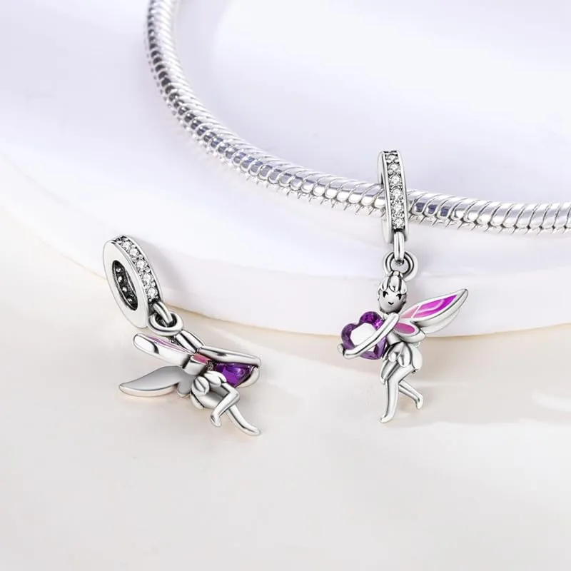 KUNSIR Bead Charm in Argento Sterling 925 con Cubic Zirconia per Braccialetti e Collane Europei - immagine 2