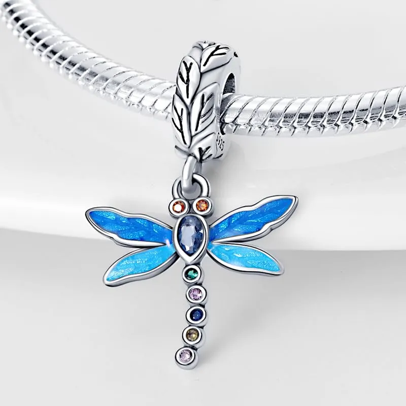 KUNSIR Bead Charm in Argento Sterling 925 con Cubic Zirconia per Braccialetti e Collane Europei - immagine 2