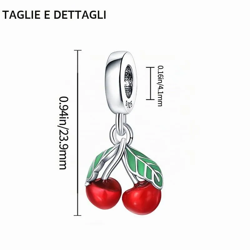 KUNSIR Bead Charm Ciondolo Argento Sterling 925 con Cubic Zirconia per Pandora Braccialetti e Collane Europee - immagine 5
