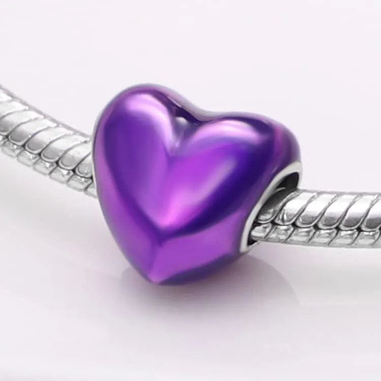KUNSIR Bead Charm Ciondolo Argento Sterling 925 con Cubic Zirconia per Braccialetti e Collane Europei - immagine 2