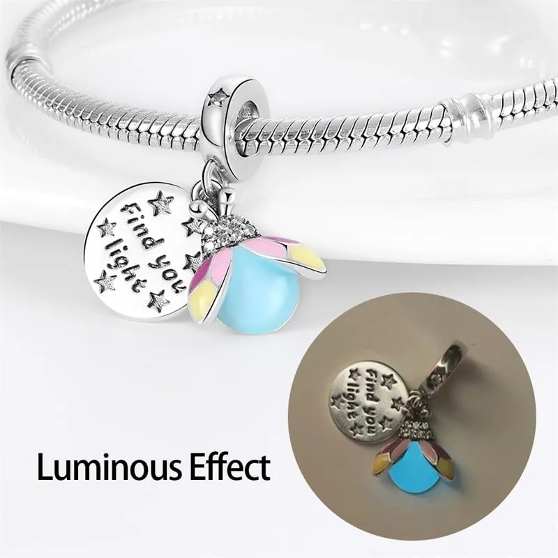 KUNSIR Bead Charm Ciondolo in Argento Sterling 925 con Cubic Zirconia per Braccialetti e Collane Europei - immagine 2