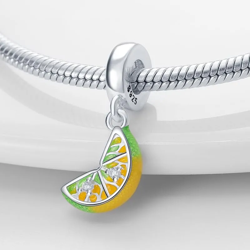 KUNSIR Bead Charm in Argento Sterling 925 con Cubic Zirconia per Braccialetti e Collane Europei - immagine 2