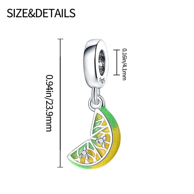 KUNSIR Bead Charm in Argento Sterling 925 con Cubic Zirconia per Braccialetti e Collane Europei - immagine 4