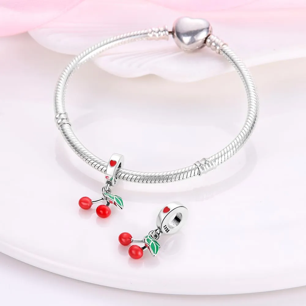 KUNSIR Bead Charm Ciondolo Argento Sterling 925 con Cubic Zirconia per Braccialetti e Collane Europei - immagine 3