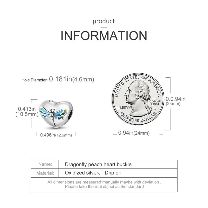 KUNSIR Ciondolo in Argento Sterling 925 con Cubic Zirconia per Braccialetti e Collane Europei - immagine 5