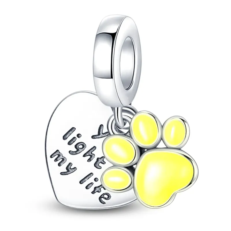KUNSIR Bead Charm in Argento Sterling 925 con Cubic Zirconia, Compatibile con Braccialetti e Collane Europei - immagine 2