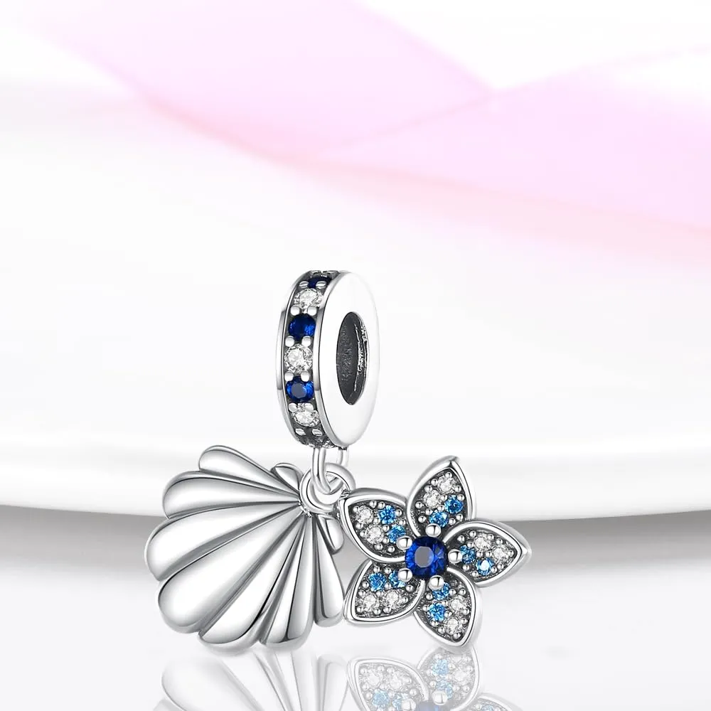 KUNSIR Ciondolo in Argento Sterling 925 con Cubic Zirconia per Braccialetti e Collane Europei - immagine 2