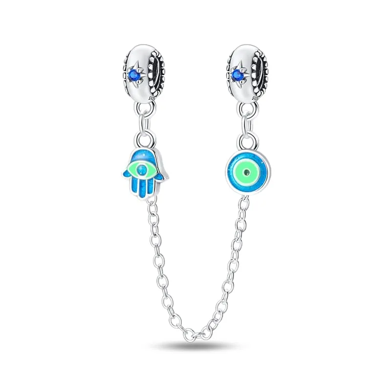 KUNSIR Bead Charm in Argento Sterling 925 con Cubic Zirconia per Braccialetti e Collane Europei - immagine 4