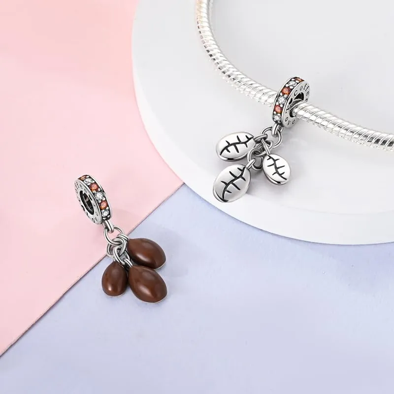KUNSIR Ciondolo in Argento Sterling 925 con Cubic Zirconia per Braccialetti e Collane Europei - immagine 2