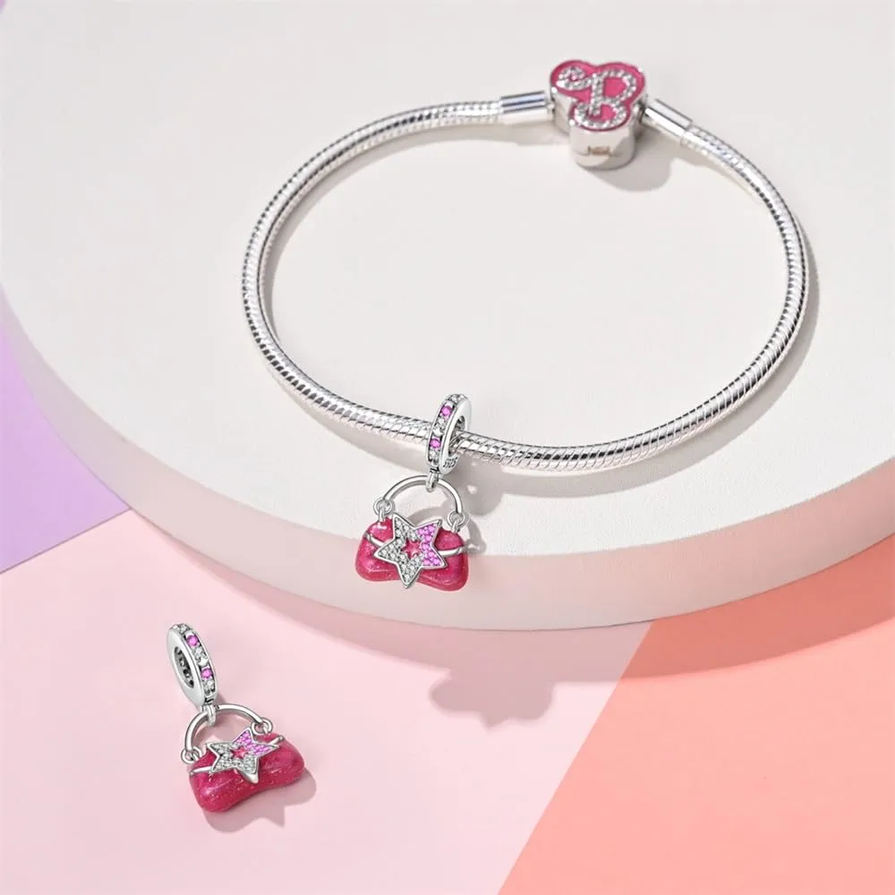 KUNSIR Bead Charm in Argento Sterling 925 con Cubic Zirconia per Braccialetti e Collane Europei - immagine 3