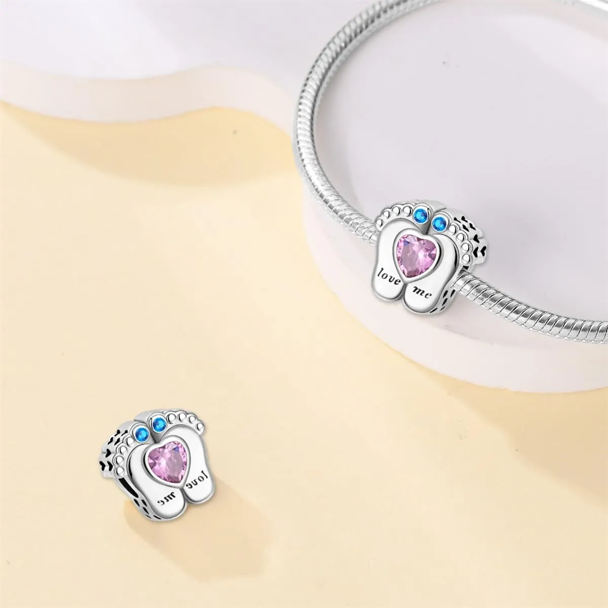 KUNSIR Ciondolo in Argento Sterling 925 con Cubic Zirconia per Braccialetti e Collane Europei - immagine 2