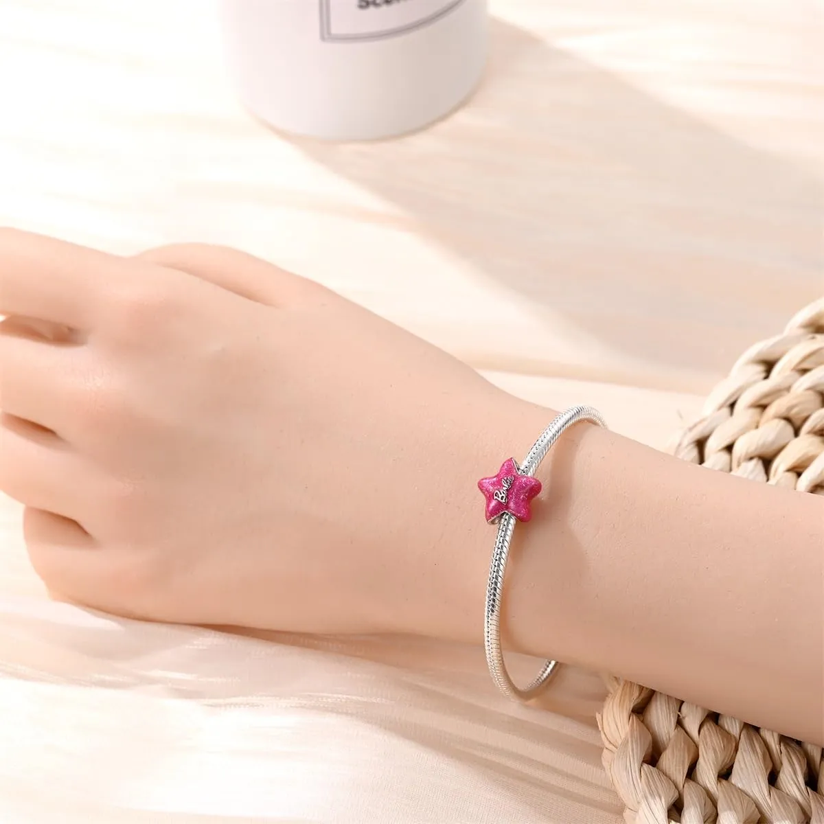 KUNSIR Ciondolo in Argento Sterling 925 con Cubic Zirconia per Braccialetti e Collane Europei - immagine 4