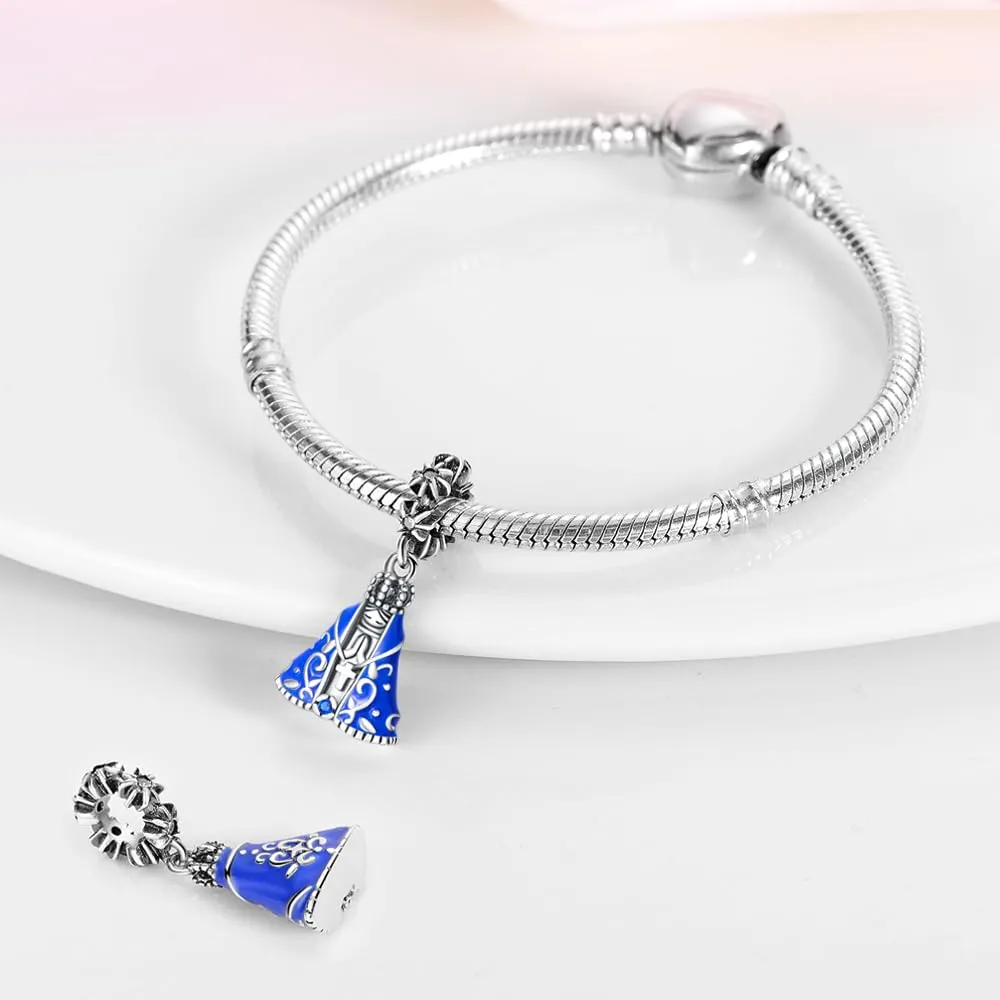 KUNSIR Bead Charm in Argento Sterling 925 con Cubic Zirconia per Braccialetti e Collane Europei - immagine 3