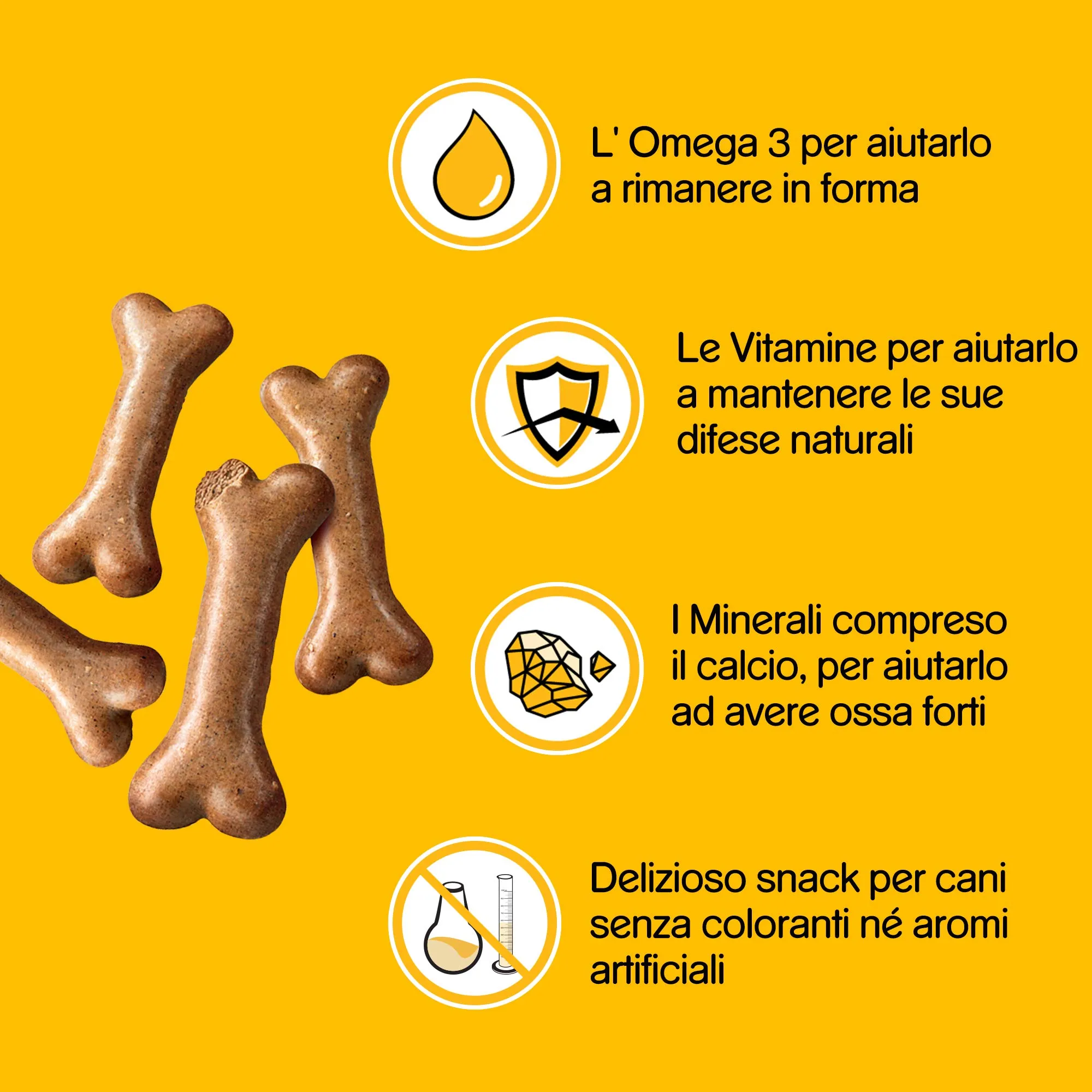 Pedigree Biscrok Multi Mix Snack per Cani, 12 Confezioni da 500 g - immagine 3