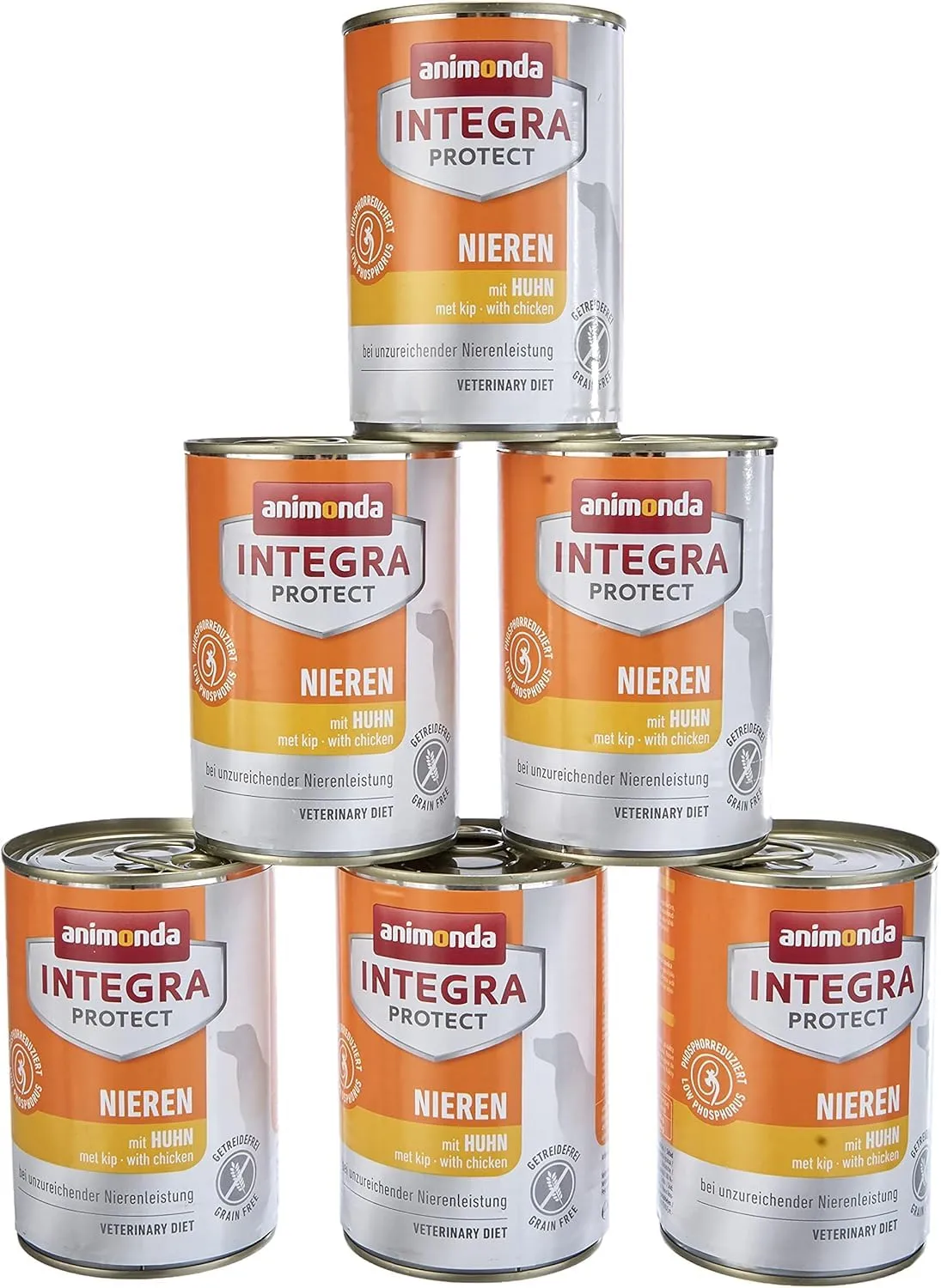Animonda Integra Protect Cibo Dietetico per Cani, Insufficienza Renale Cronica, Pollo, 6 x 400 g - immagine 3