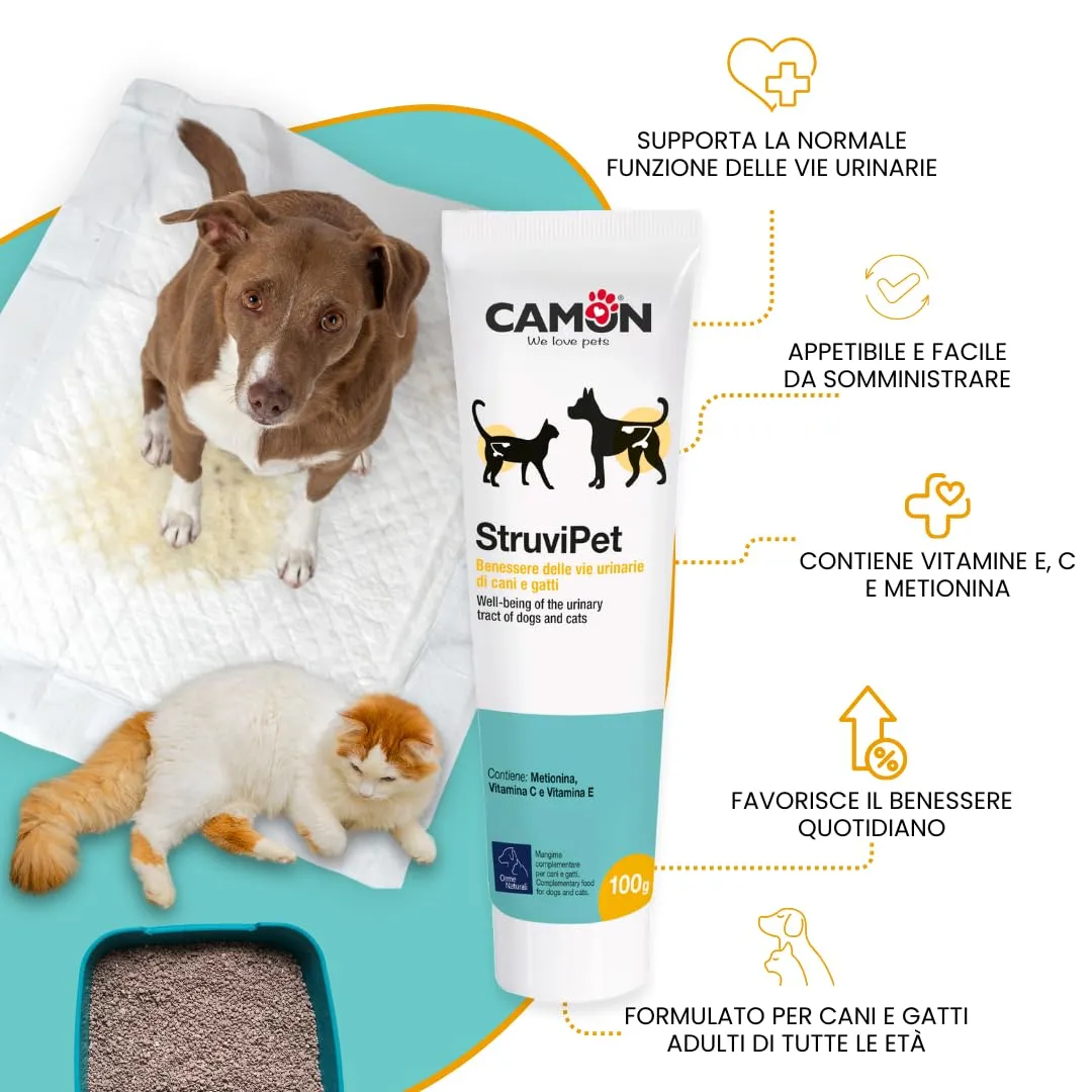 Camon StruviPet Pasta, Alimento Complementare per Cani e Gatti, 100g - immagine 5