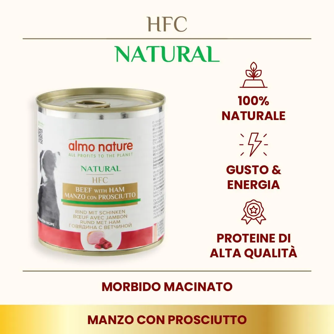 Almo Nature HFC Cuisine Manzo con Prosciutto Umido Cane 12x290g - immagine 2