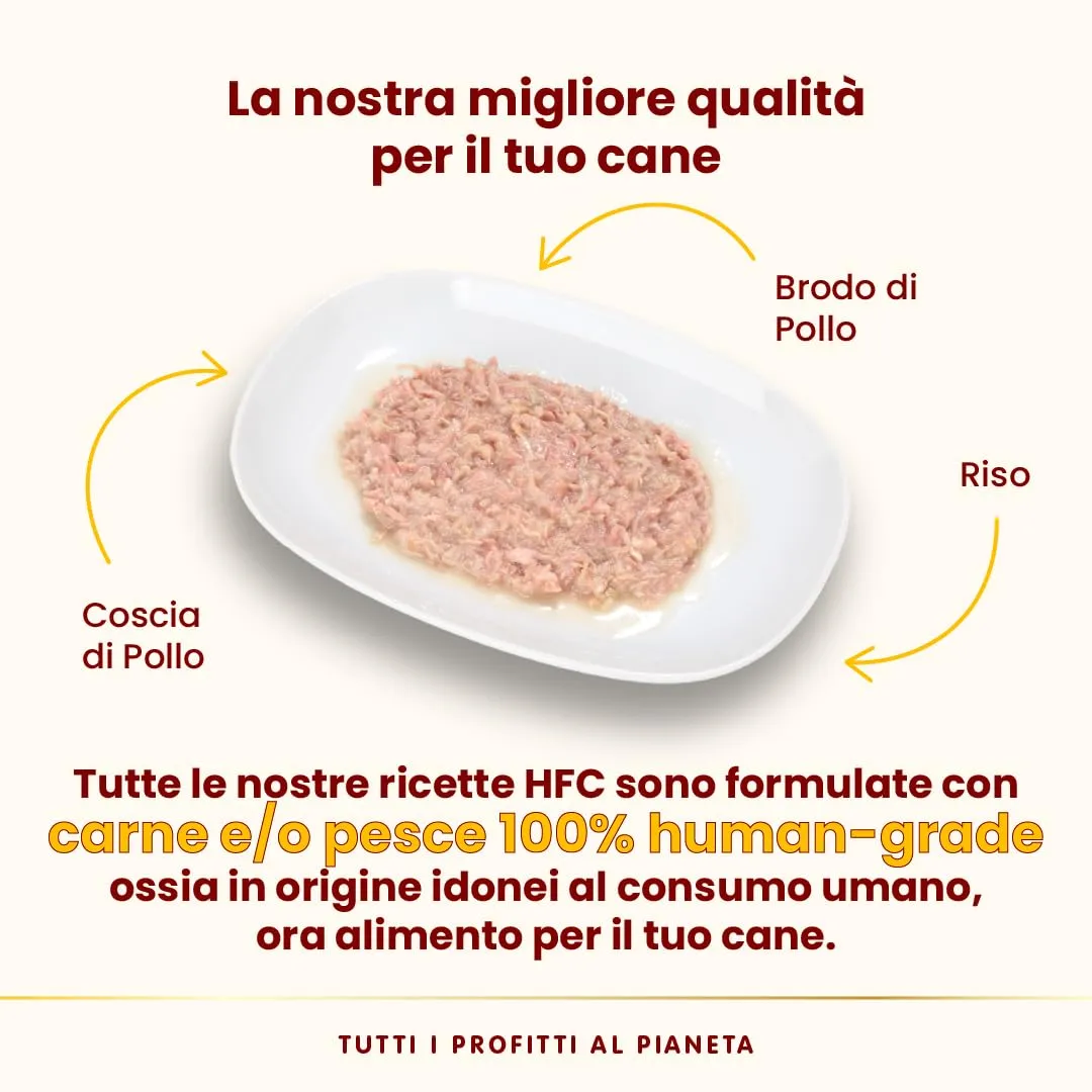 Almo Nature HFC Natural Alimento Umido per Cani Coscia di Pollo 95g, 24 Confezioni - immagine 3