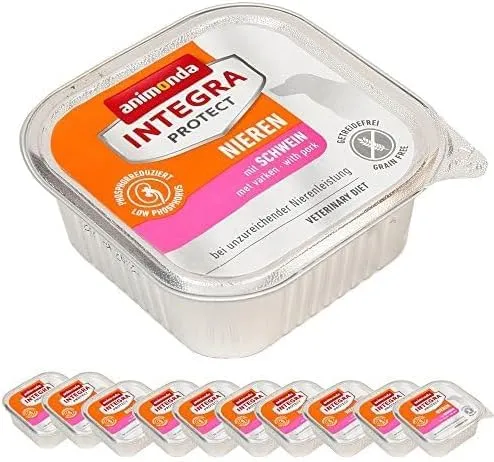 Animonda Integra Protect Cibo Dietetico per Cani, Insufficienza Renale Cronica, Maiale, 11 x 150 g - immagine 2