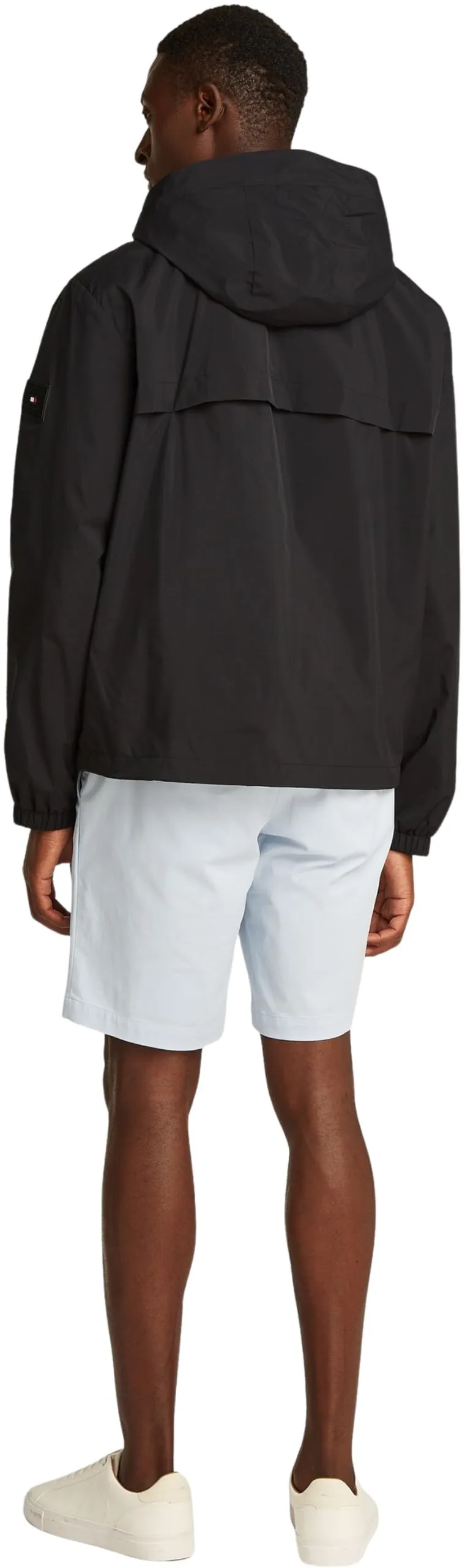 Tommy Hilfiger Giacca a Vento Branded Hooded Sportiva, Nero, XXL - immagine 2