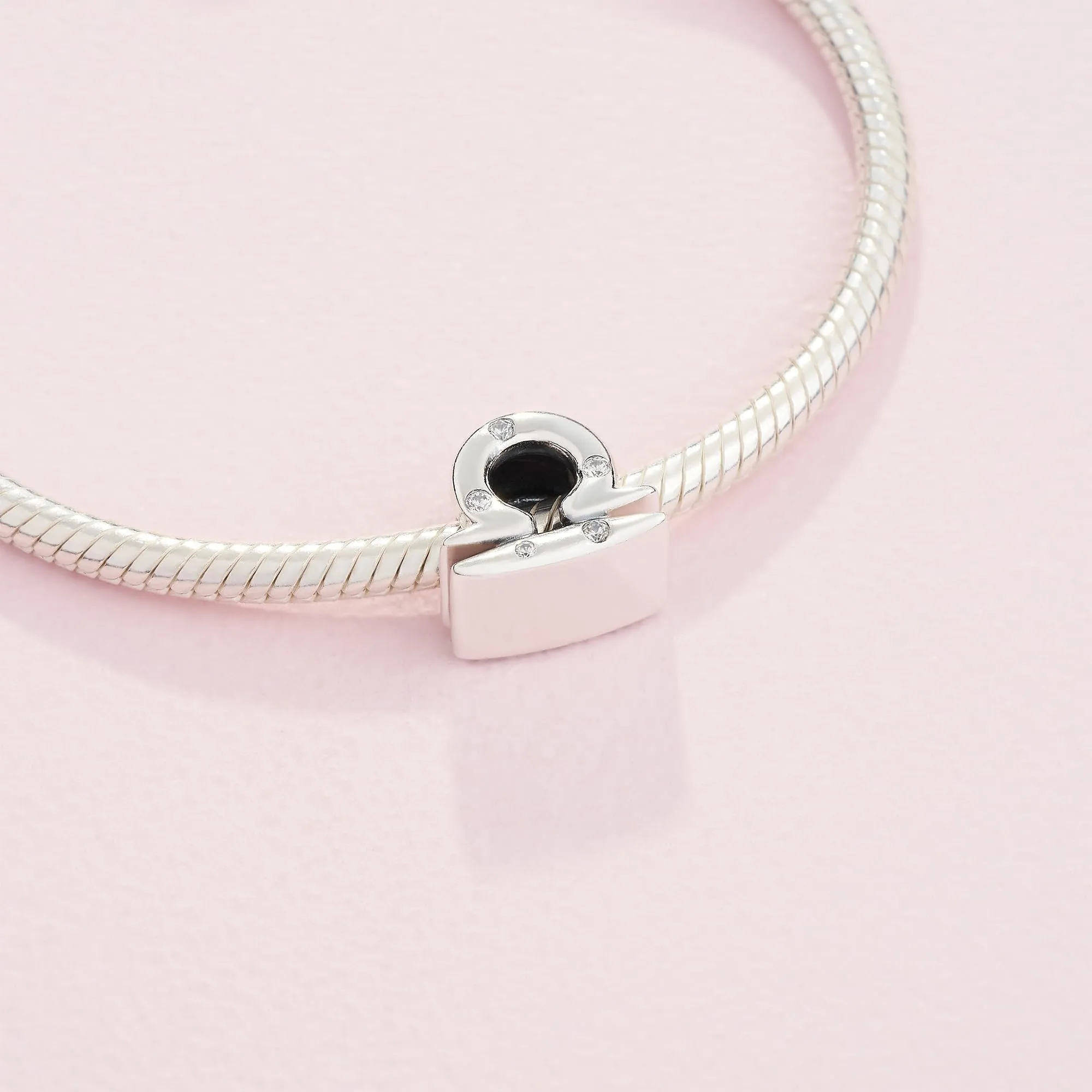 Pandora Ciondolo Segno della Bilancia in Argento Sterling con Zirconia Cubica Trasparente - immagine 6
