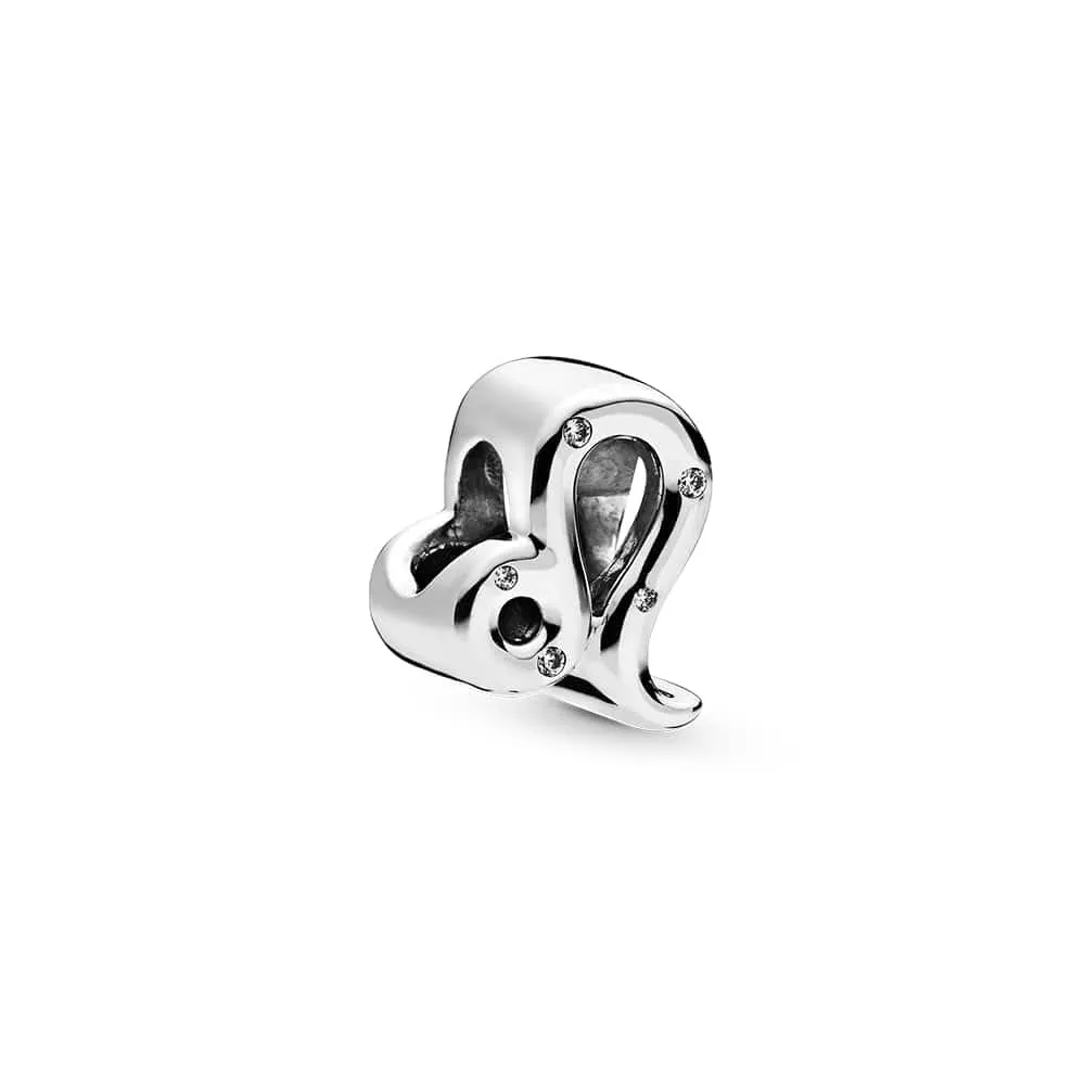 Pandora Ciondolo Segno del Leone in Argento Sterling con Zirconia Cubica Trasparente 798414C01 - immagine 1