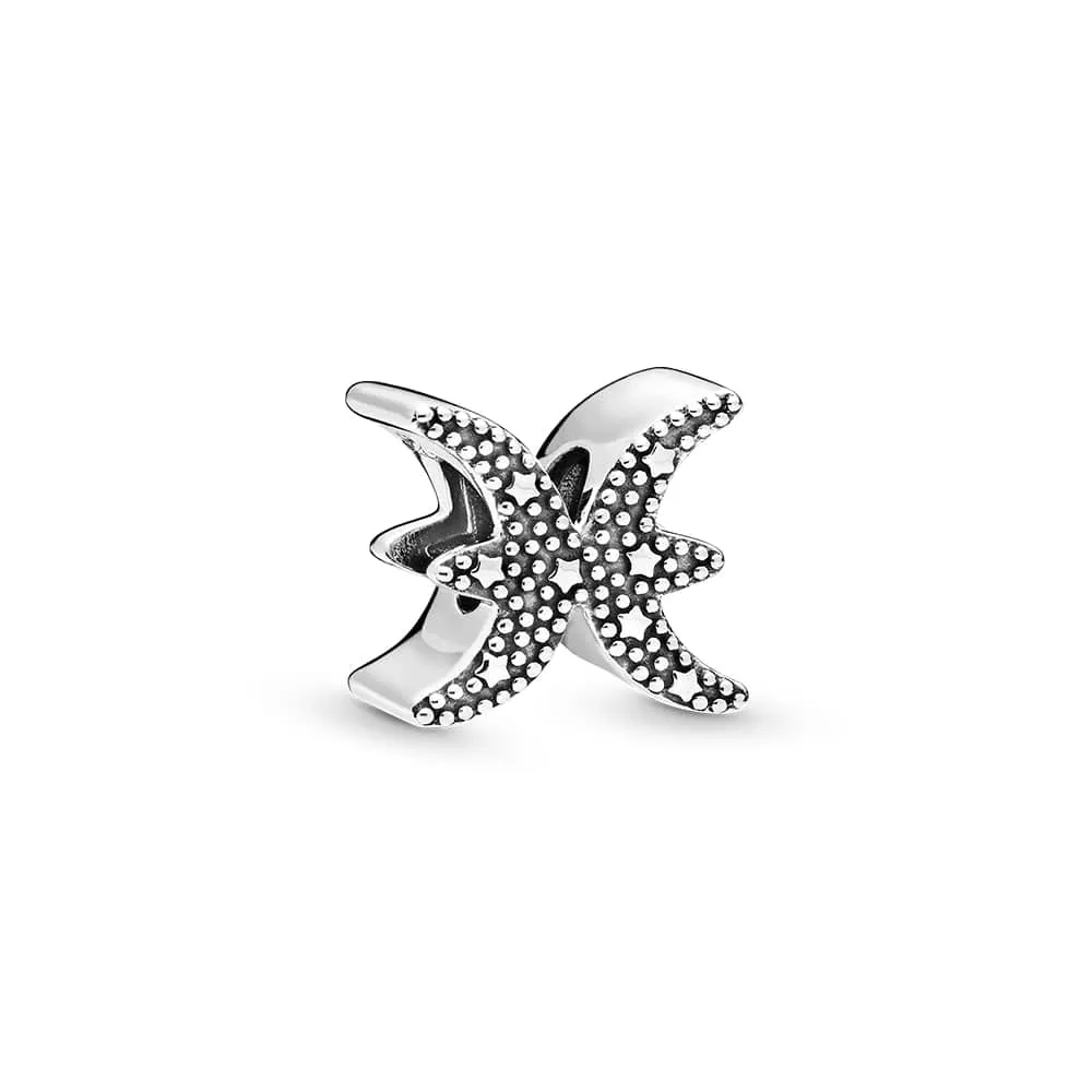Pandora Ciondolo Segno dei Pesci in Argento Sterling con Zirconia Cubica Trasparente - immagine 4