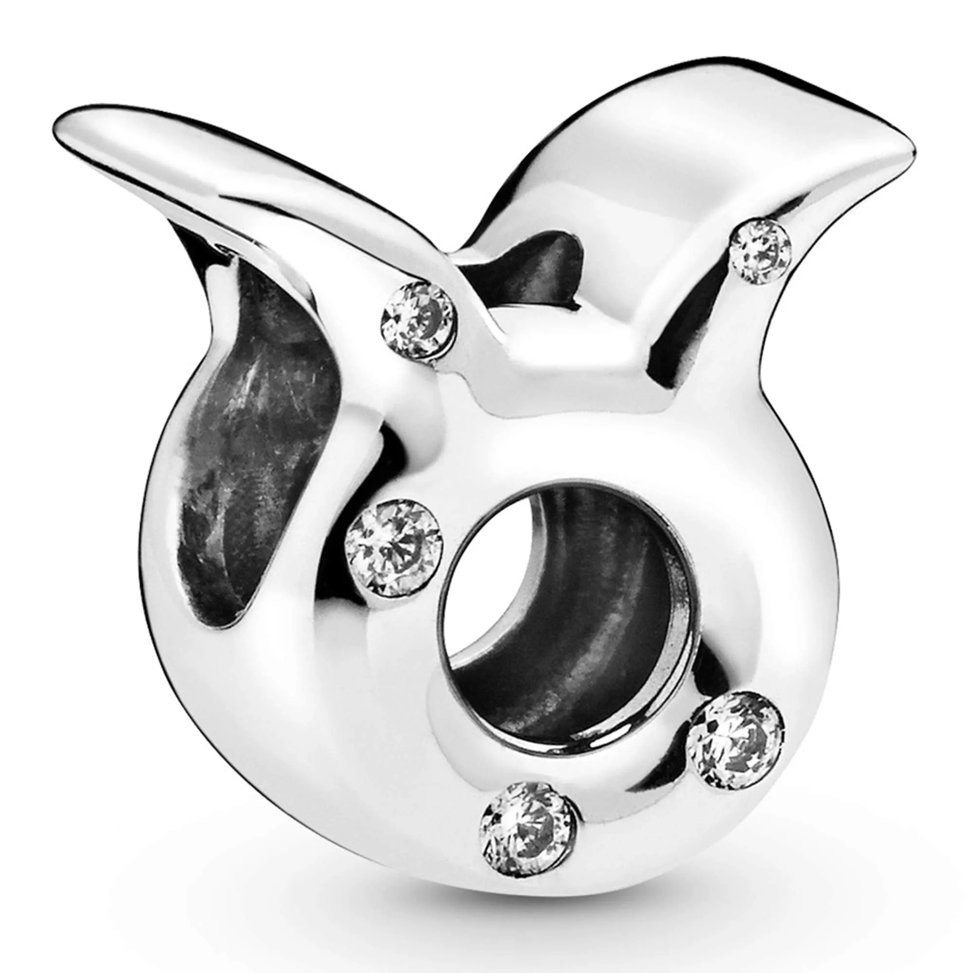 Pandora Ciondolo Segno del Toro in Argento Sterling e Zirconia Cubica 798418C01 - immagine 2