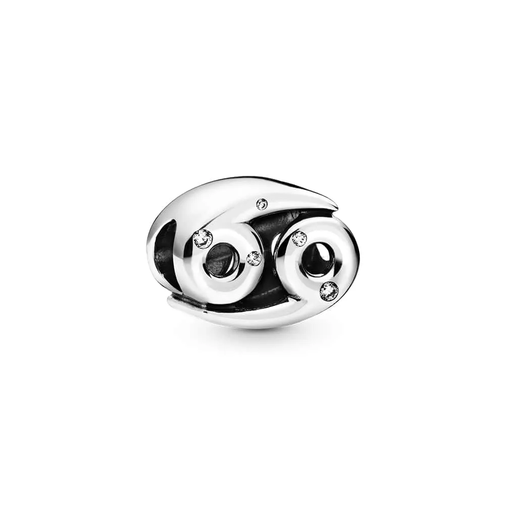 Pandora Ciondolo Segno del Cancro in Argento Sterling con Zirconia Cubica Trasparente - immagine 1