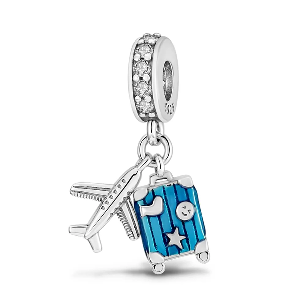 XWN Ciondolo in Argento Sterling 925 con Cubic Zirconia per Braccialetti Pandora e Collane Europee - immagine 1