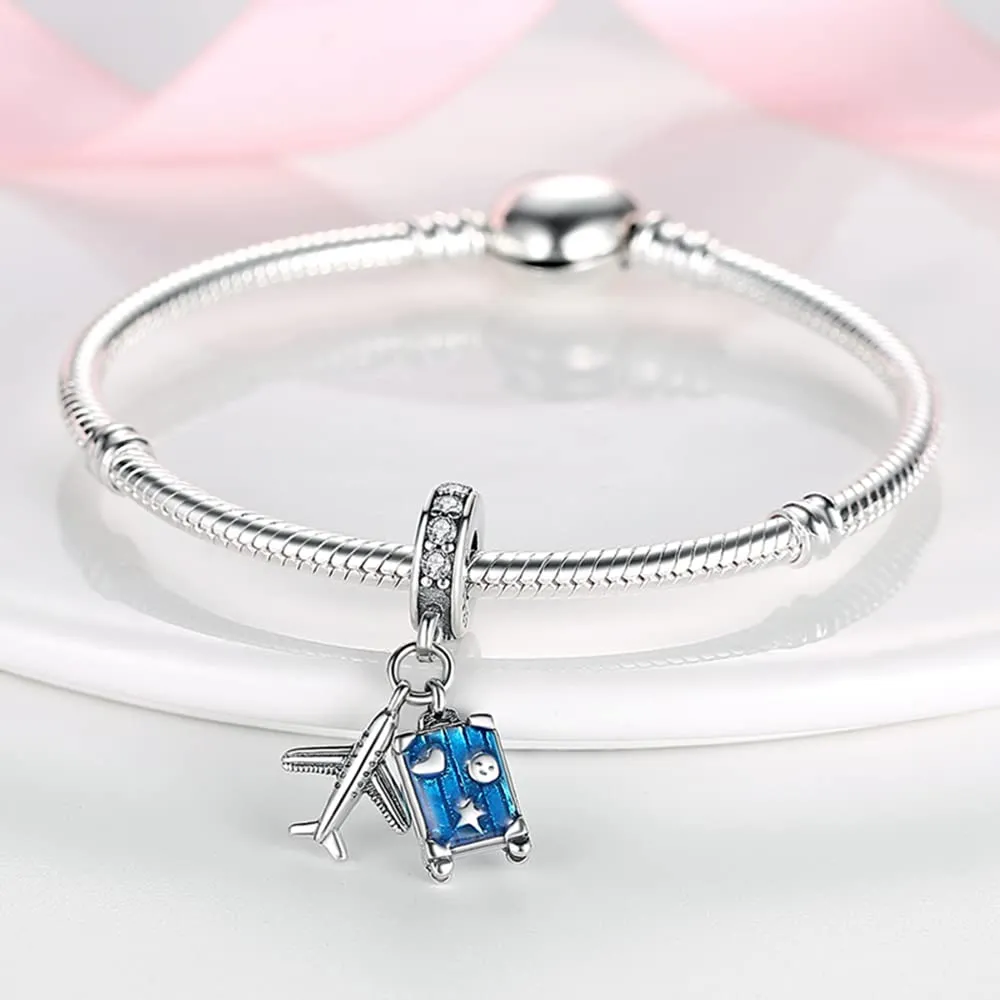 XWN Ciondolo in Argento Sterling 925 con Cubic Zirconia per Braccialetti Pandora e Collane Europee - immagine 3