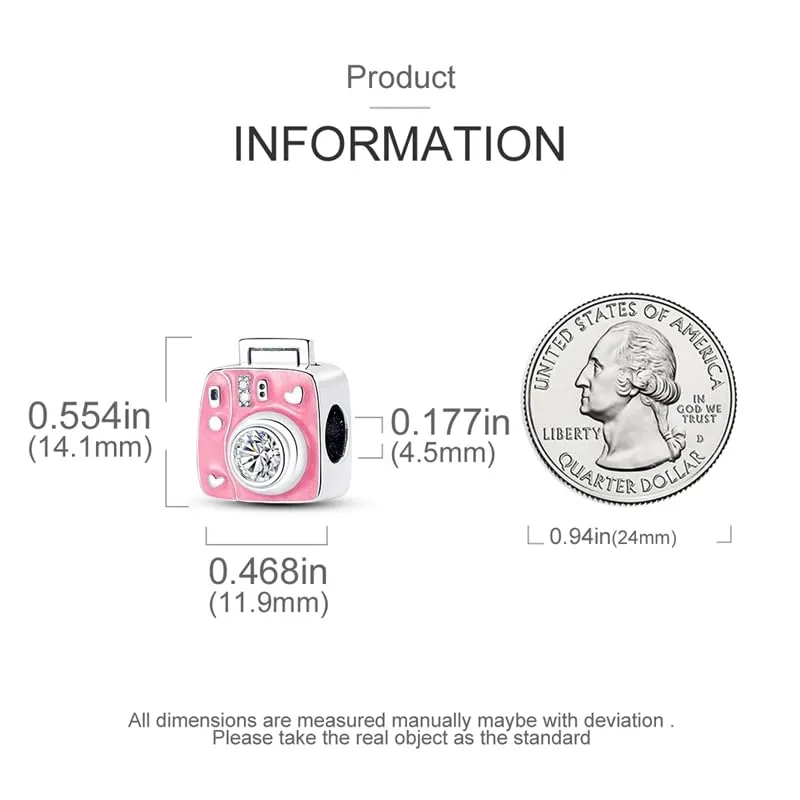 XWN Ciondolo in Argento Sterling 925 con Cubic Zirconia per Braccialetti Pandora e Collane Europee - immagine 4