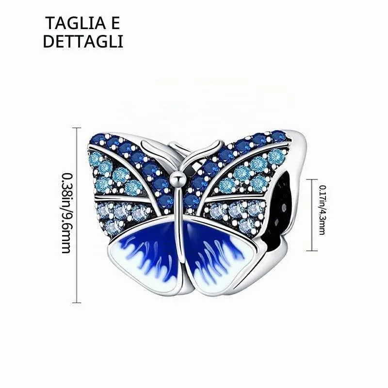 XWN Ciondolo in Argento Sterling 925 con Cubic Zirconia per Braccialetti Pandora e Collane Europee - immagine 2