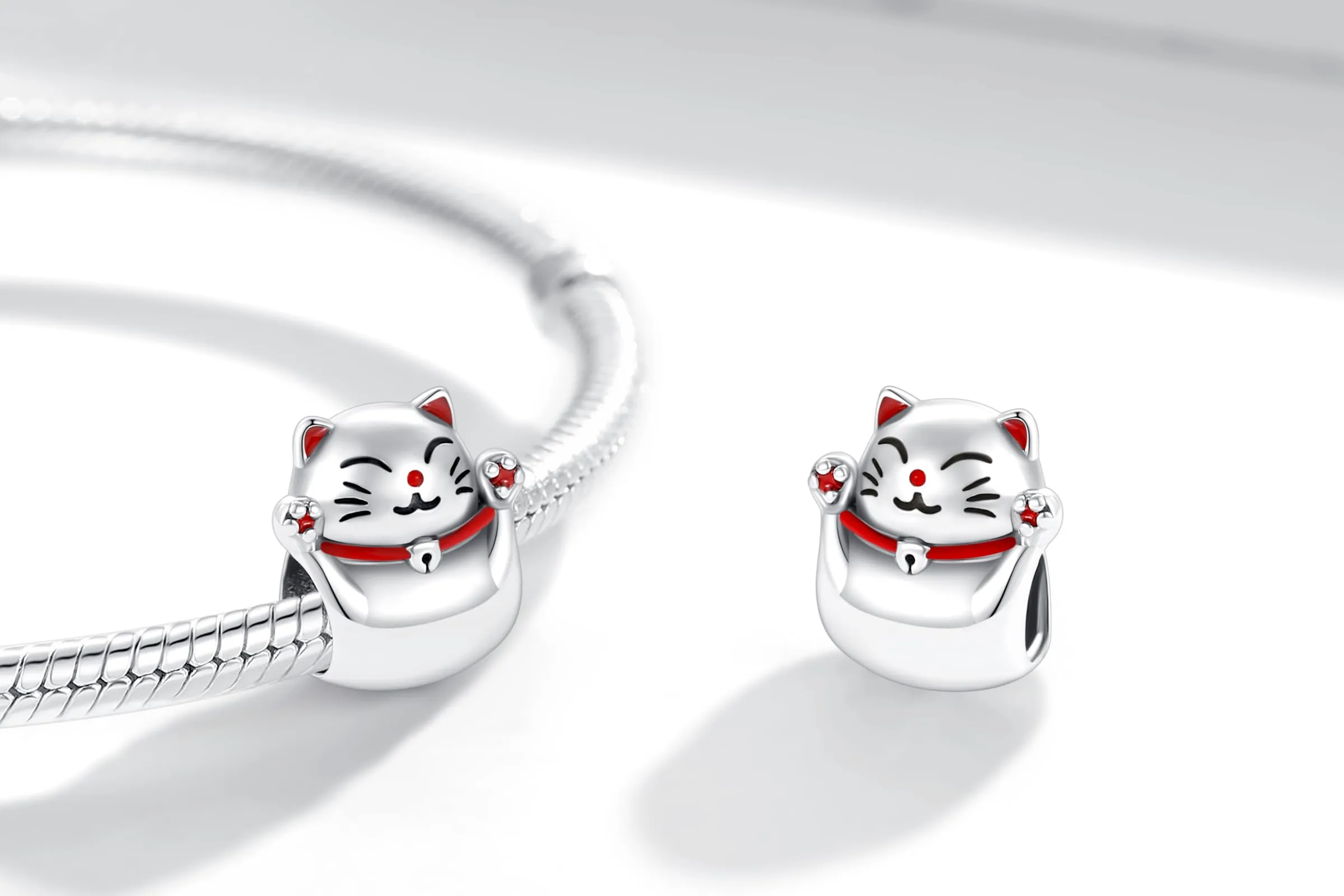 XWN Ciondolo in Argento Sterling 925 con Cubic Zirconia per Bracciali e Collane Pandora e Europei - immagine 2