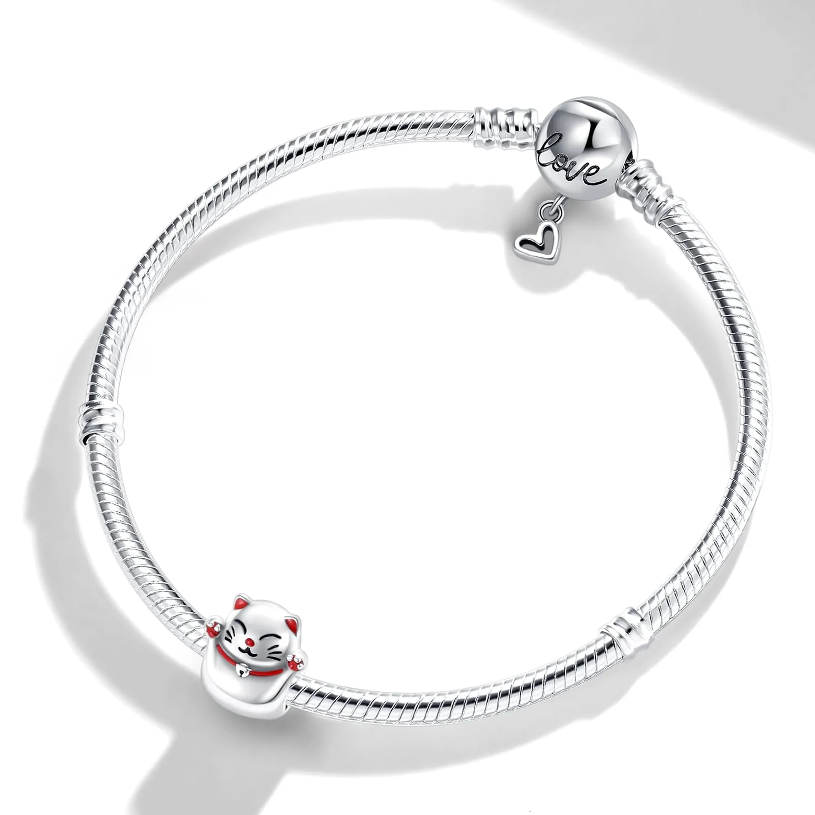 XWN Ciondolo in Argento Sterling 925 con Cubic Zirconia per Bracciali e Collane Pandora e Europei - immagine 3