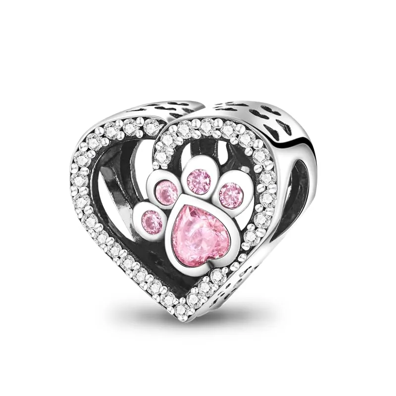 XWN Ciondolo in Argento Sterling 925 con Cubic Zirconia per Bracciali e Collane Europee - immagine 1