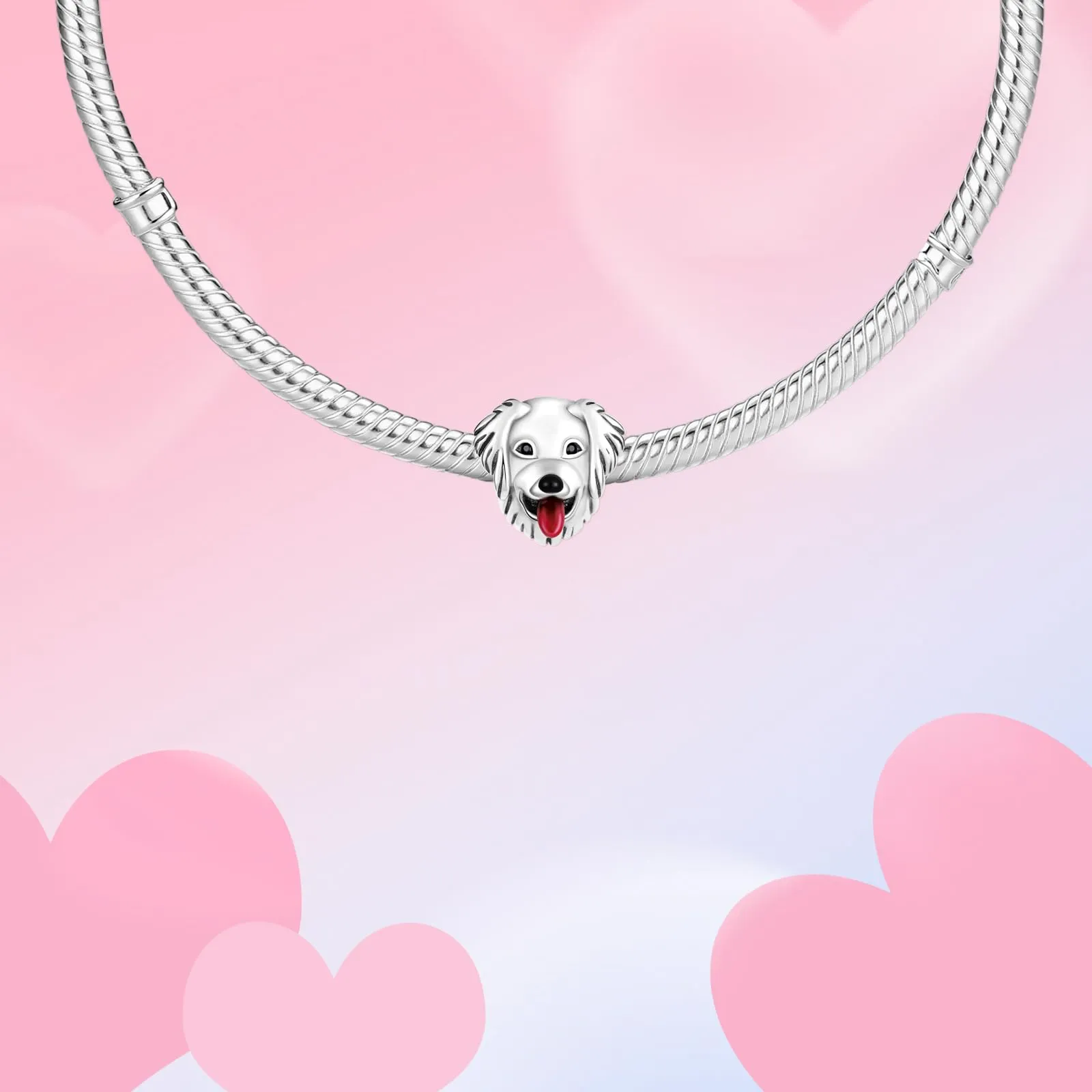 XWN Ciondolo in Argento Sterling 925 con Cubic Zirconia, Compatibile con Braccialetti Pandora e Collane Europee - immagine 6