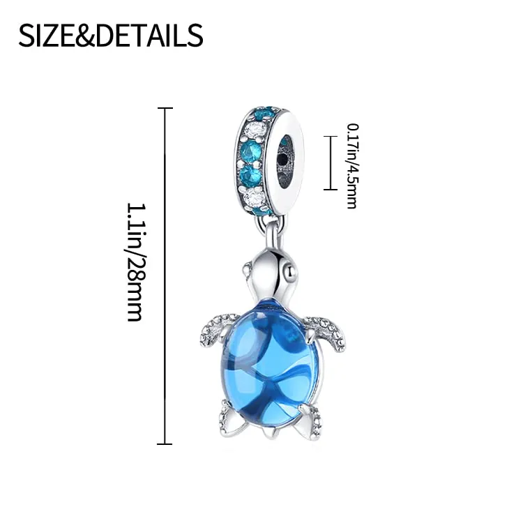 XWN Ciondolo in Argento Sterling 925 con Cubic Zirconia per Braccialetti Pandora e Collane Europee - immagine 5