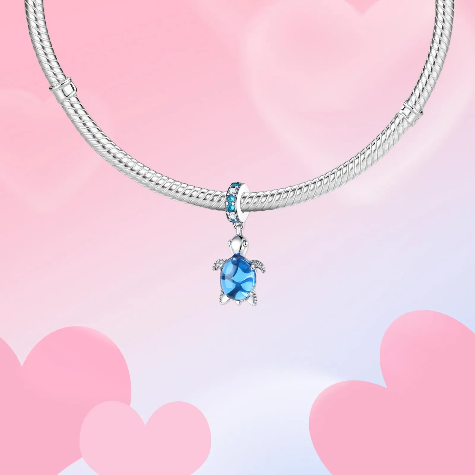 XWN Ciondolo in Argento Sterling 925 con Cubic Zirconia per Braccialetti Pandora e Collane Europee - immagine 6