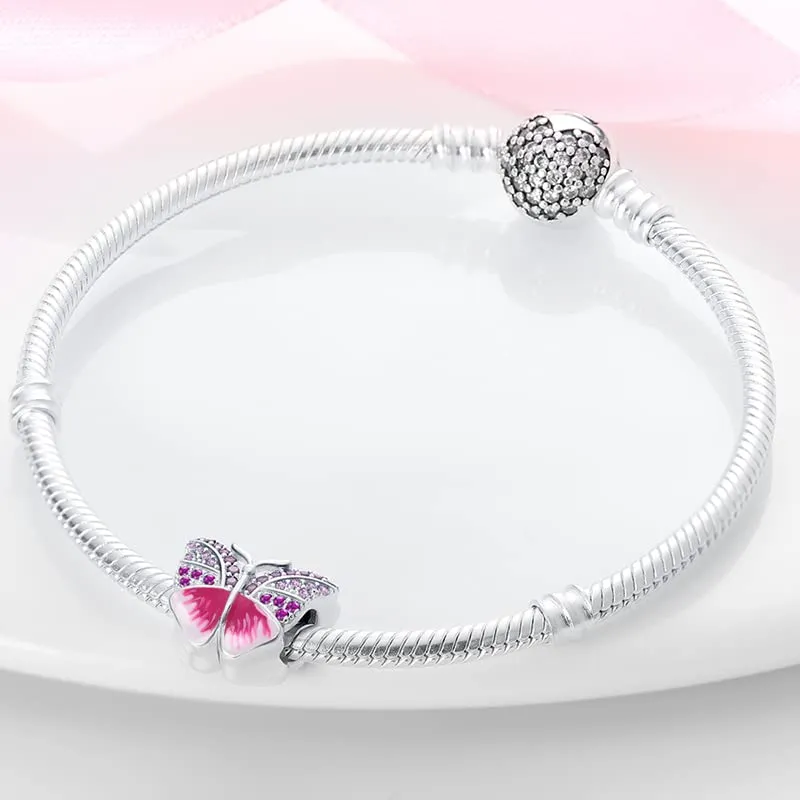XWN Ciondolo in Argento Sterling 925 con Cubic Zirconia per Braccialetti Pandora e Collane Europee - immagine 2