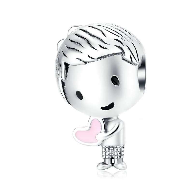 XWN Ciondolo in Argento Sterling 925 con Cubic Zirconia per Braccialetti e Collane Europei - immagine 1