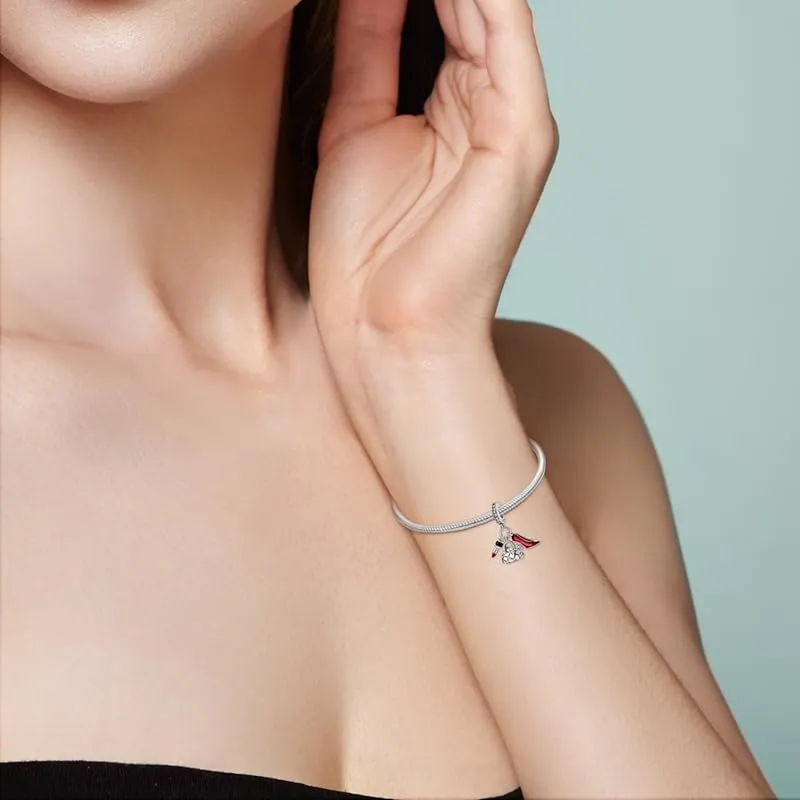 XWN Ciondolo in Argento Sterling 925 con Cubic Zirconia per Bracciali e Collane Pandora e Europei - immagine 2