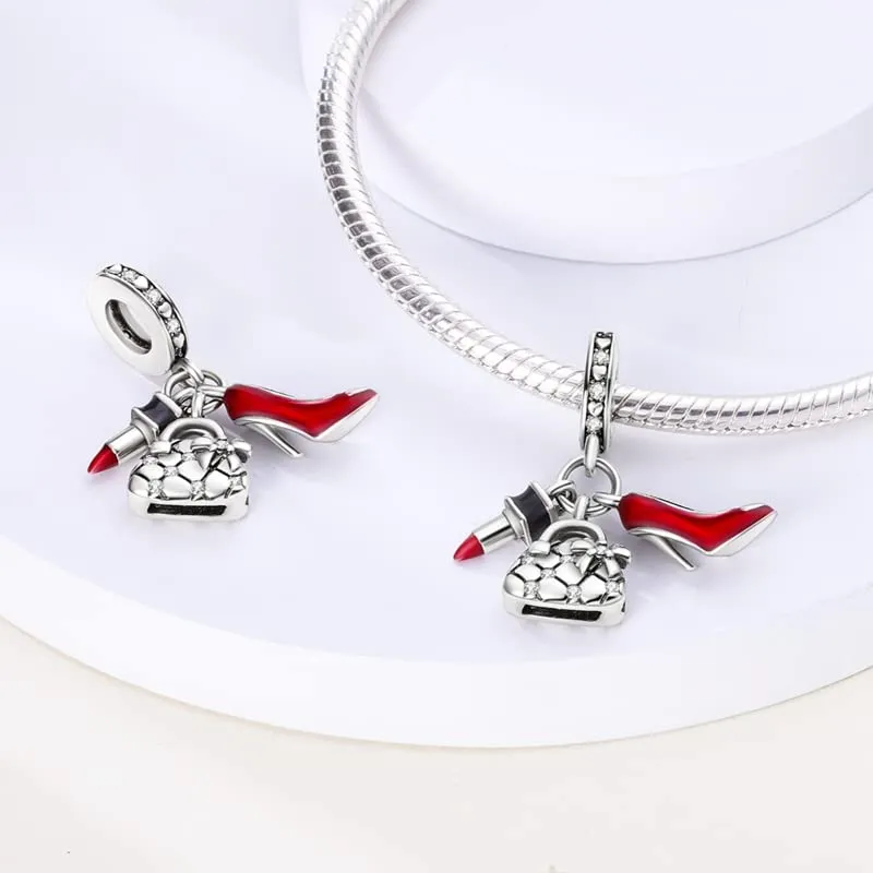 XWN Ciondolo in Argento Sterling 925 con Cubic Zirconia per Bracciali e Collane Pandora e Europei - immagine 4