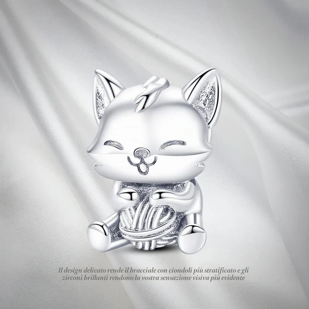 XWN Ciondolo in Argento Sterling 925 con Cubic Zirconia per Braccialetti e Collane Europee - immagine 2