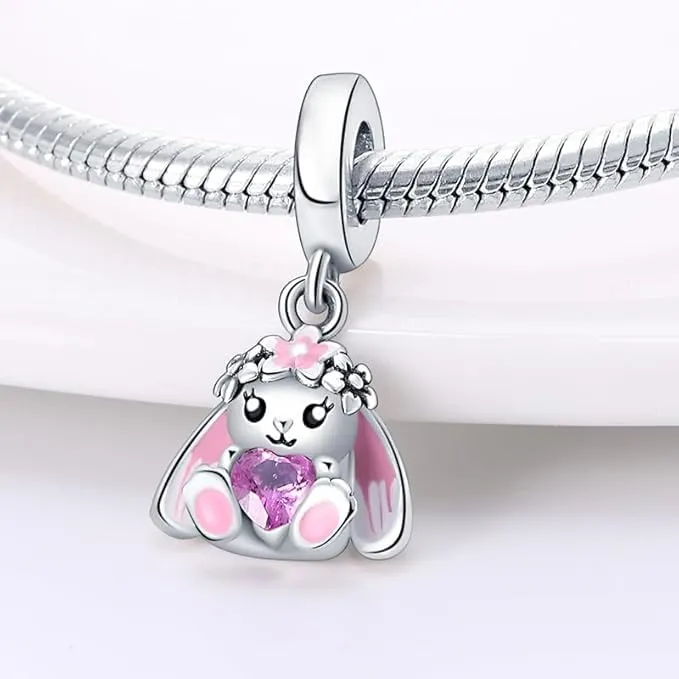 XWN Ciondolo in Argento Sterling 925 con Cubic Zirconia, Compatibile con Braccialetti Pandora e Collane Europee - immagine 2