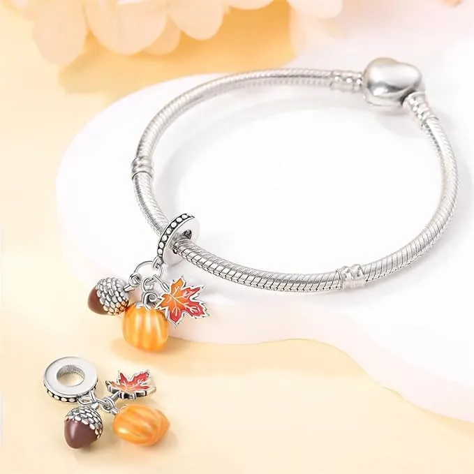 XWN Ciondolo in Argento Sterling 925 con Cubic Zirconia per Bracciali e Collane europei - immagine 3
