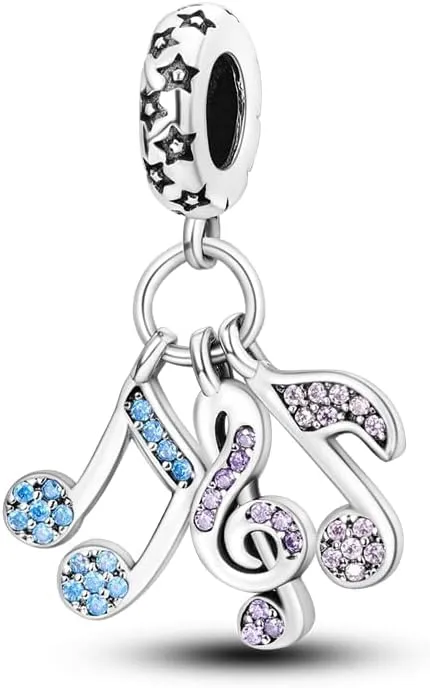 XWN Ciondolo in Argento Sterling 925 con Cubic Zirconia per Bracciali e Collane Europei - immagine 1