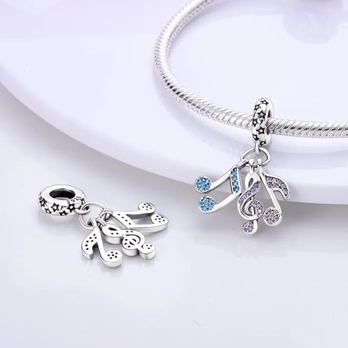 XWN Ciondolo in Argento Sterling 925 con Cubic Zirconia per Bracciali e Collane Europei - immagine 2