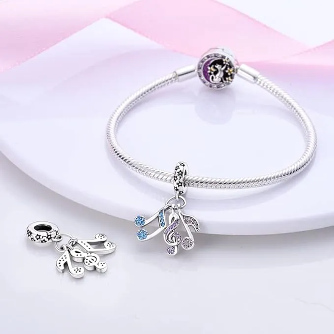 XWN Ciondolo in Argento Sterling 925 con Cubic Zirconia per Bracciali e Collane Europei - immagine 3