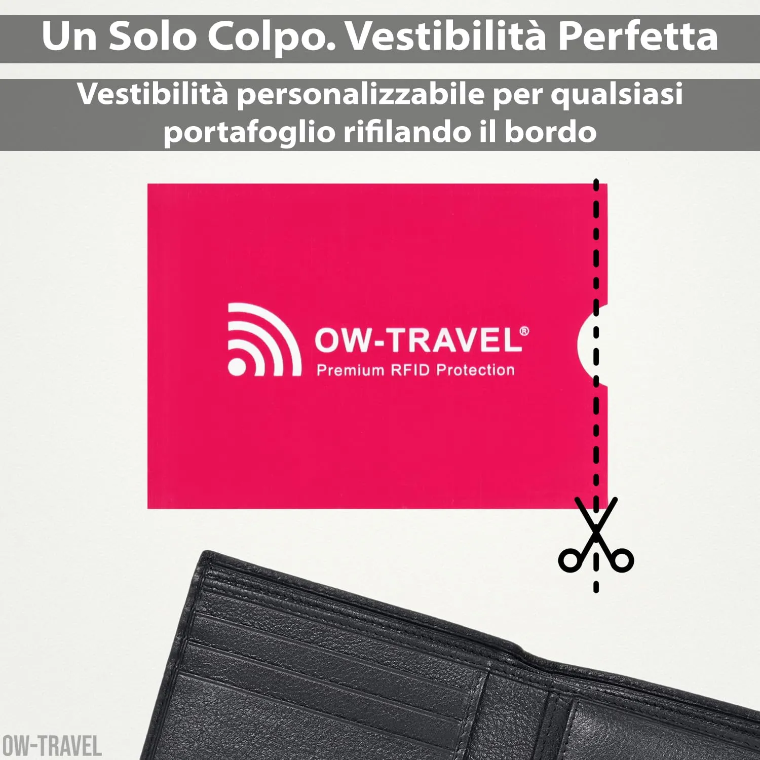 OW-Travel Custodie Blocco RFID per Carte di Credito e Bancomat, 5 Pezzi, Protezione NFC - immagine 8